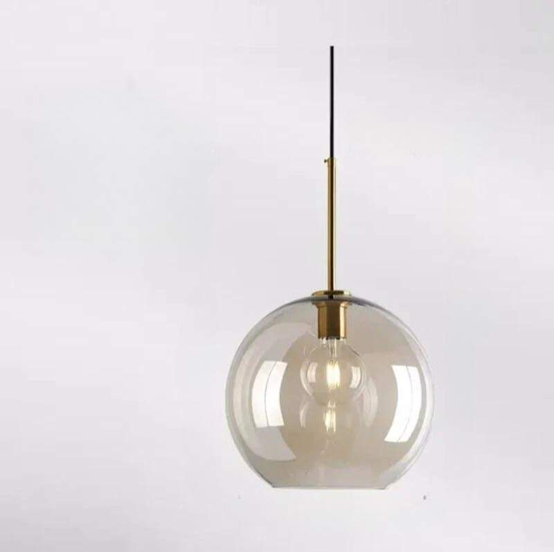 Modern Scandinavian Glass Pendant Lamp