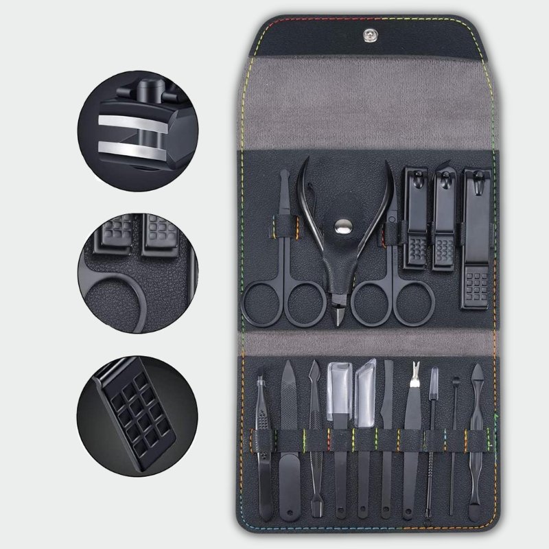 Ultimate 14pc Nail Beauty Kit with Storage Case