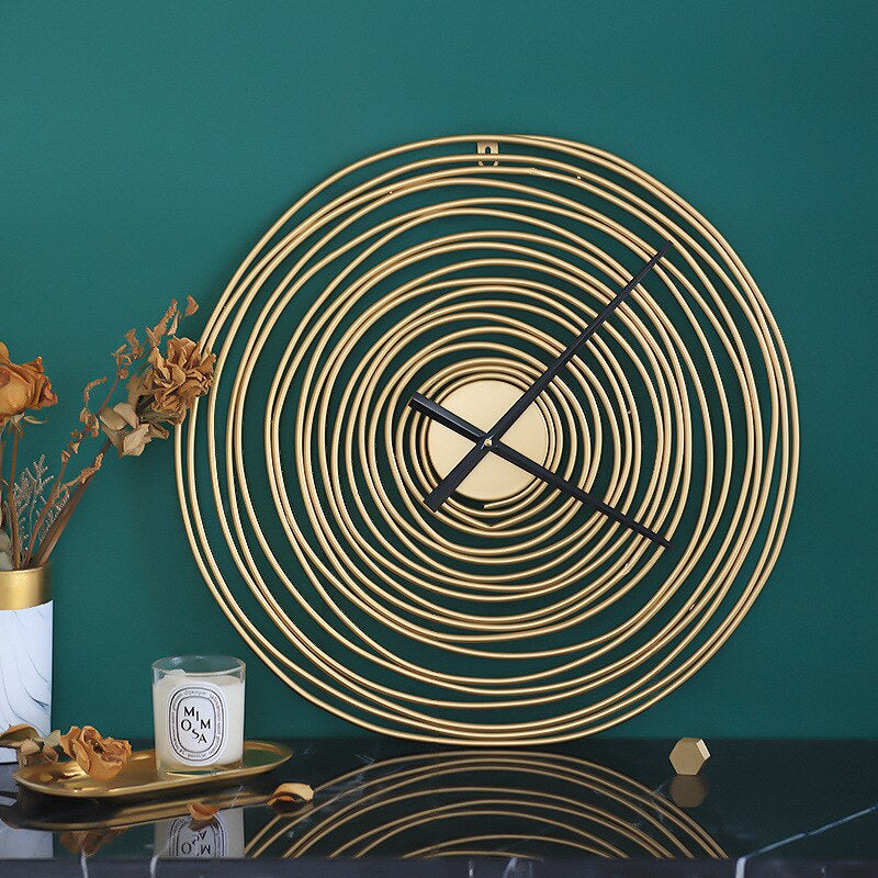 Classic Luxury Gold Wall Clock