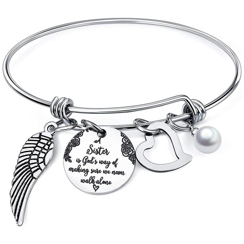 Best Friend Sister Charm Bracelet