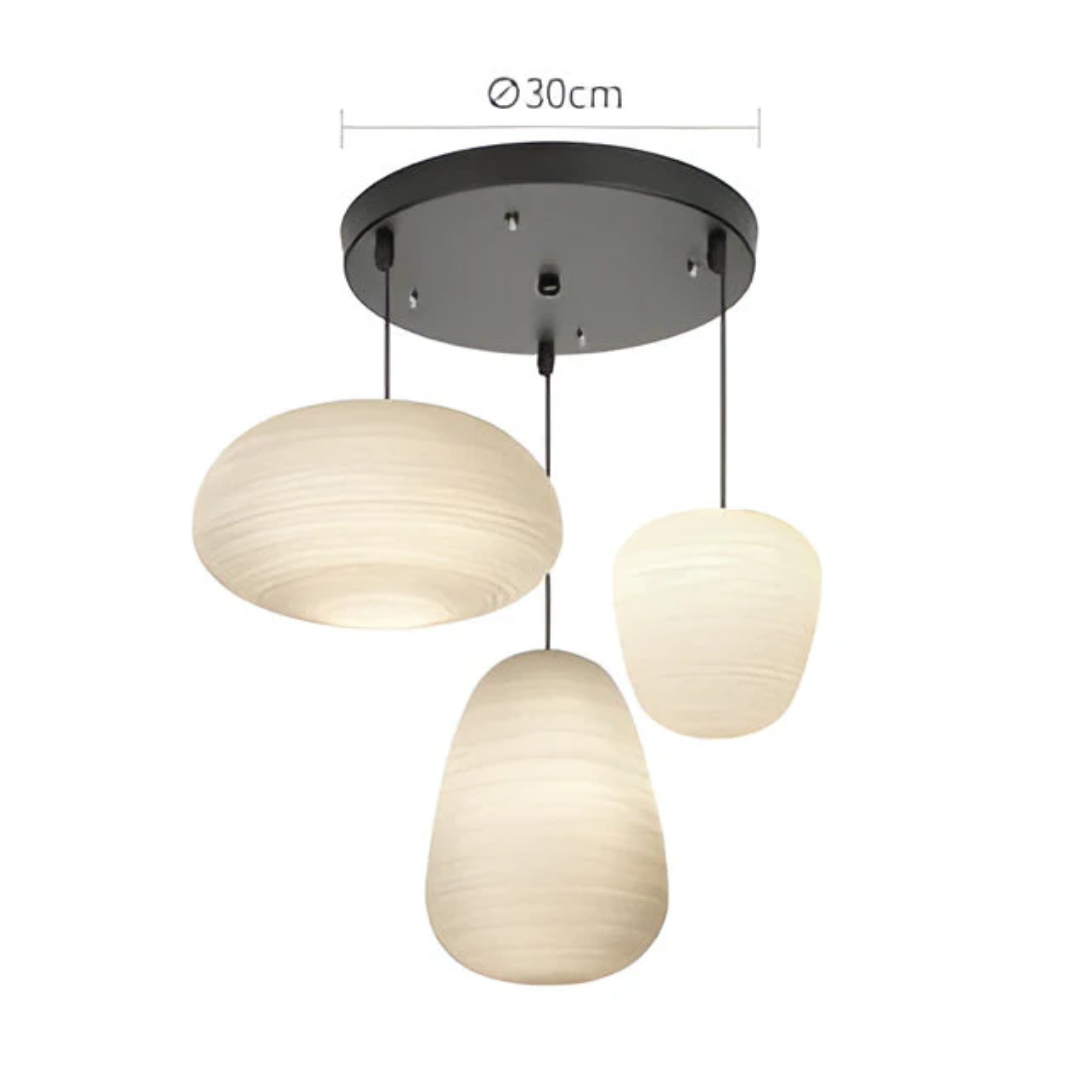 Elegant Opal Glass Hanging Light