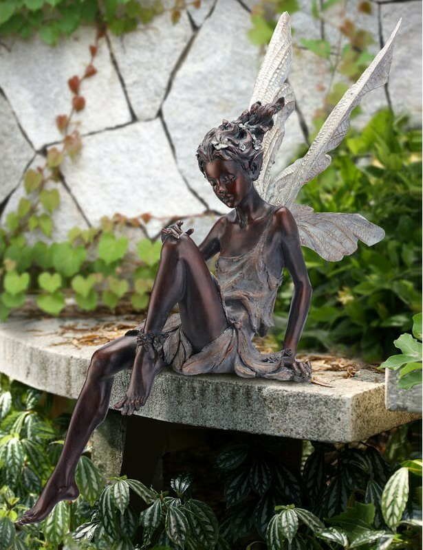 Magical Garden Fairy Figure - Durable Outdoor Decor Statue