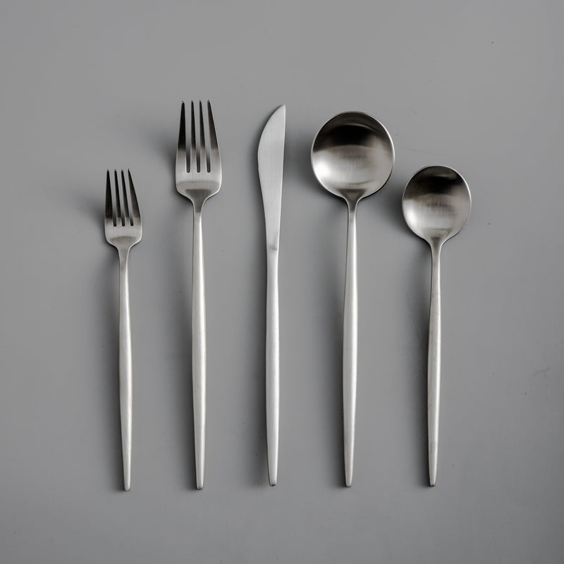 Modern Stainless Steel Flatware Simple Elegance