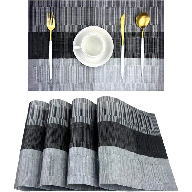 Durable Insulated Table Placemats Set of 4