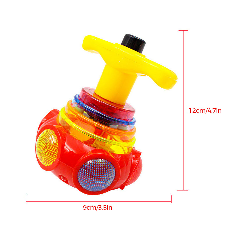 Fun Musical Spin Top Toy with Launcher