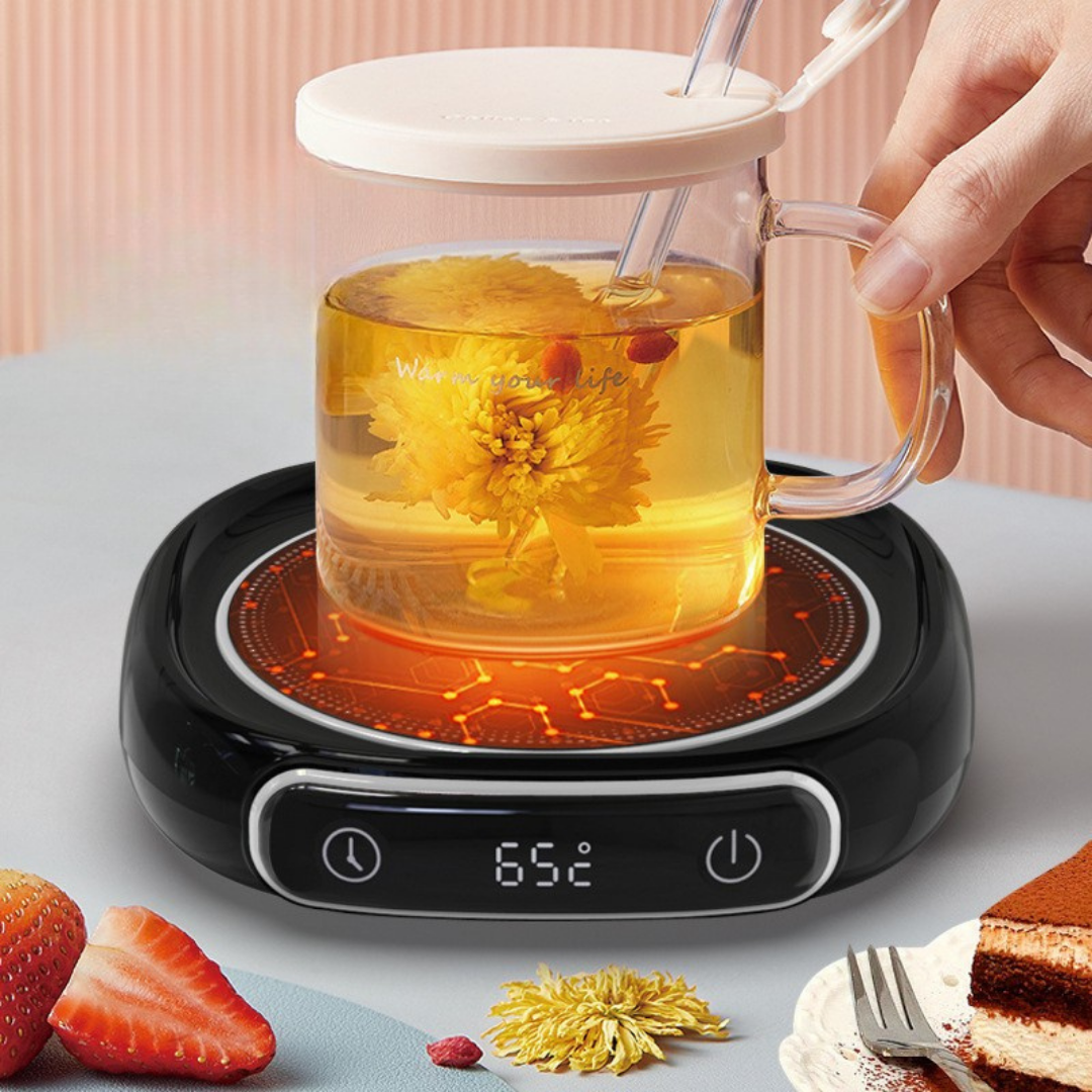Portable Electric Coffee Warmer with Auto Shut Off