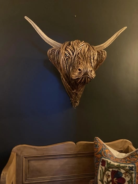 Rustic Farm Cow Wall Art Decor