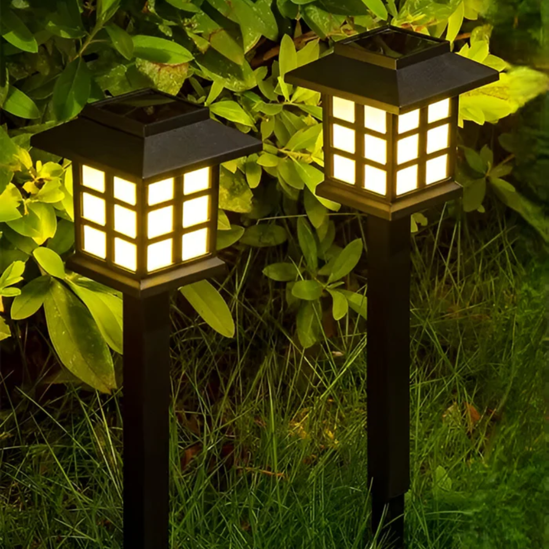Premium Black Solar Garden Lamp