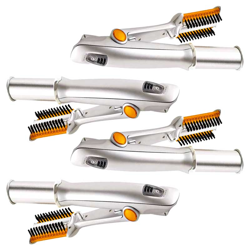 Dual Function Rotating Styling Iron Brush