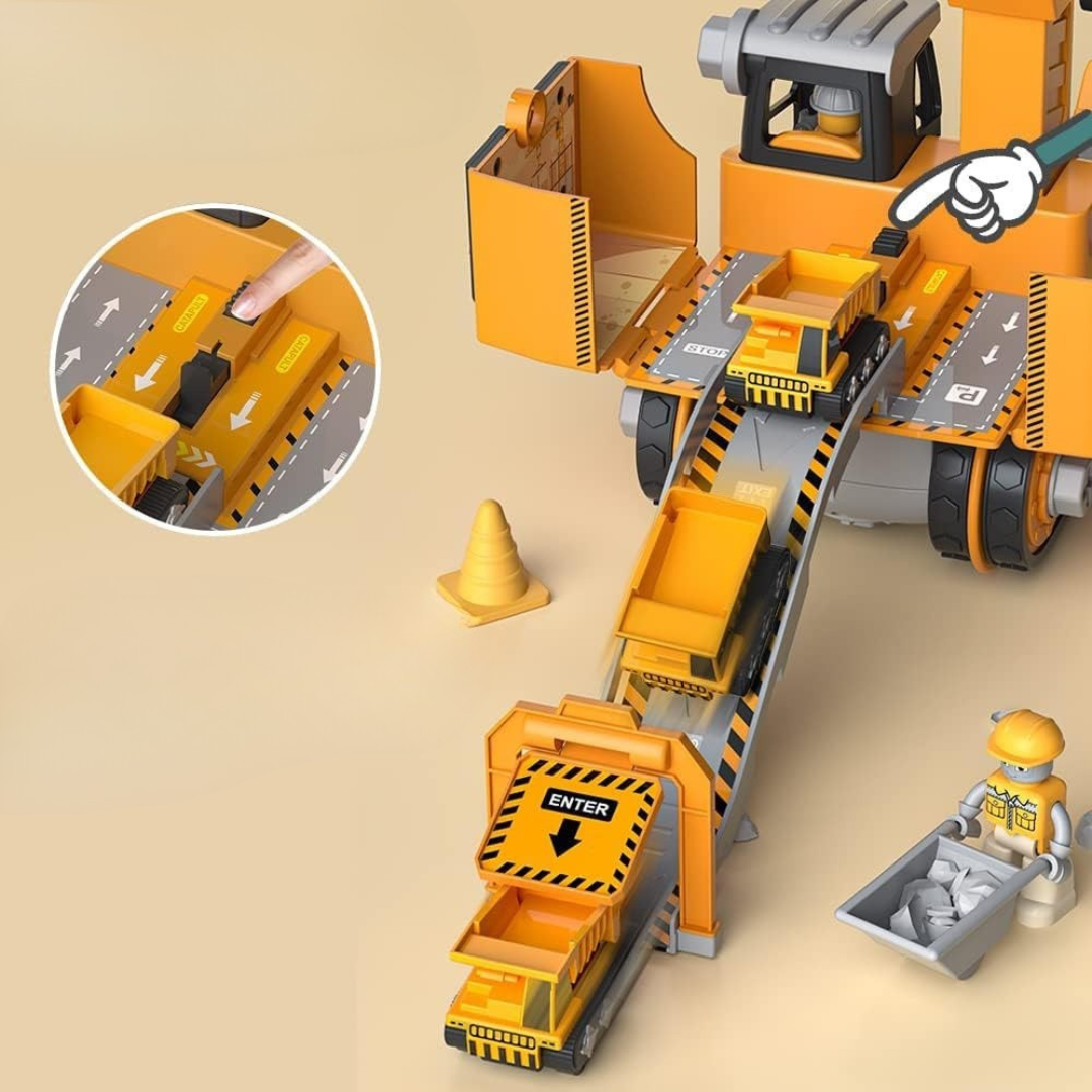 Big Builder Kids Construction Vehicle Play Set