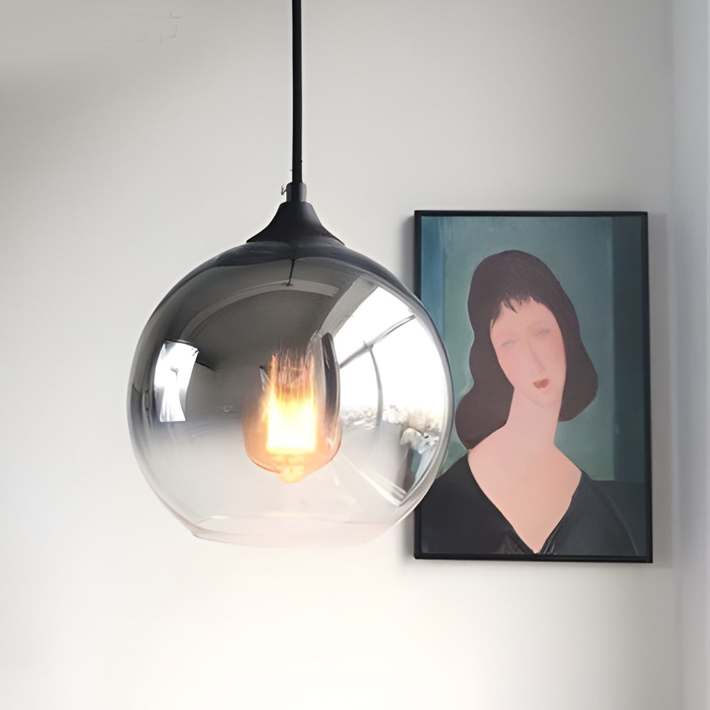 Luxury Clear Glass Ball Pendant Light