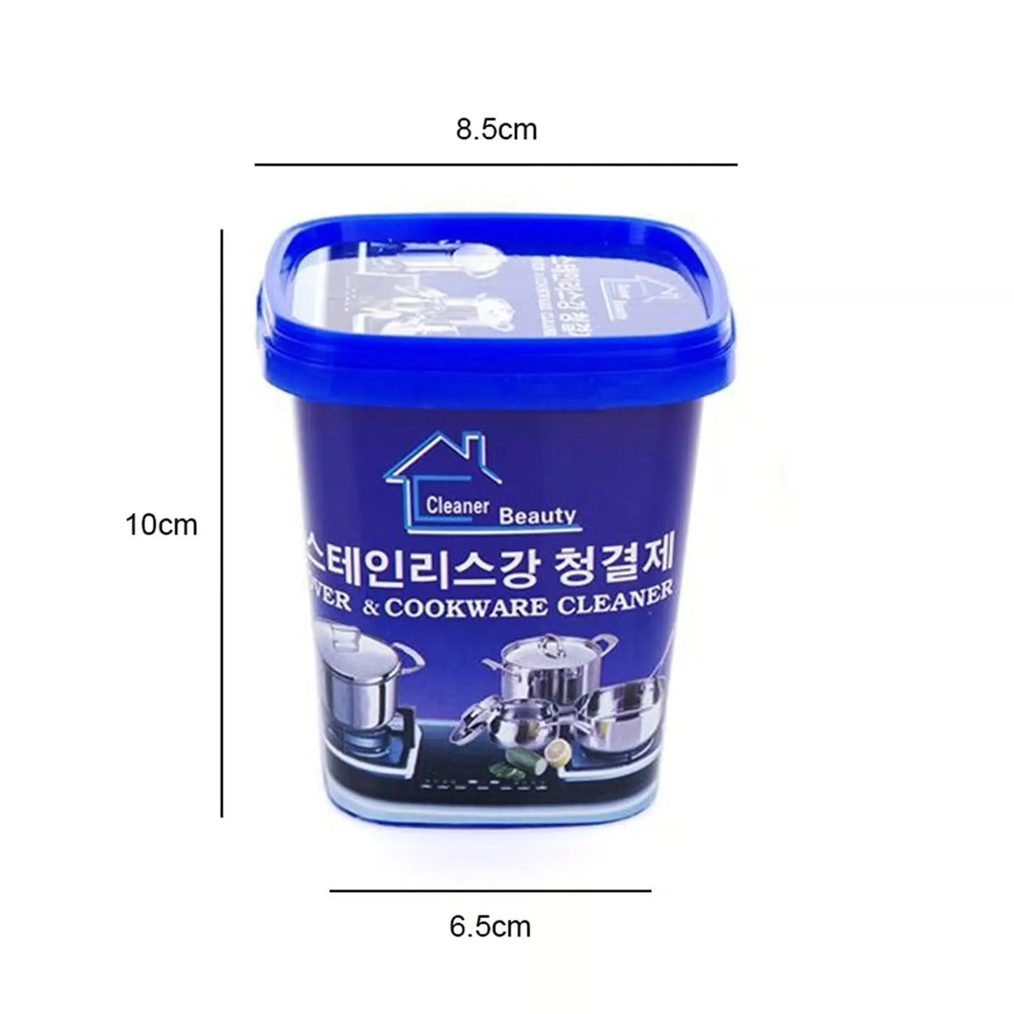 Heavy Duty Metal Cleaning Polish Paste 500g