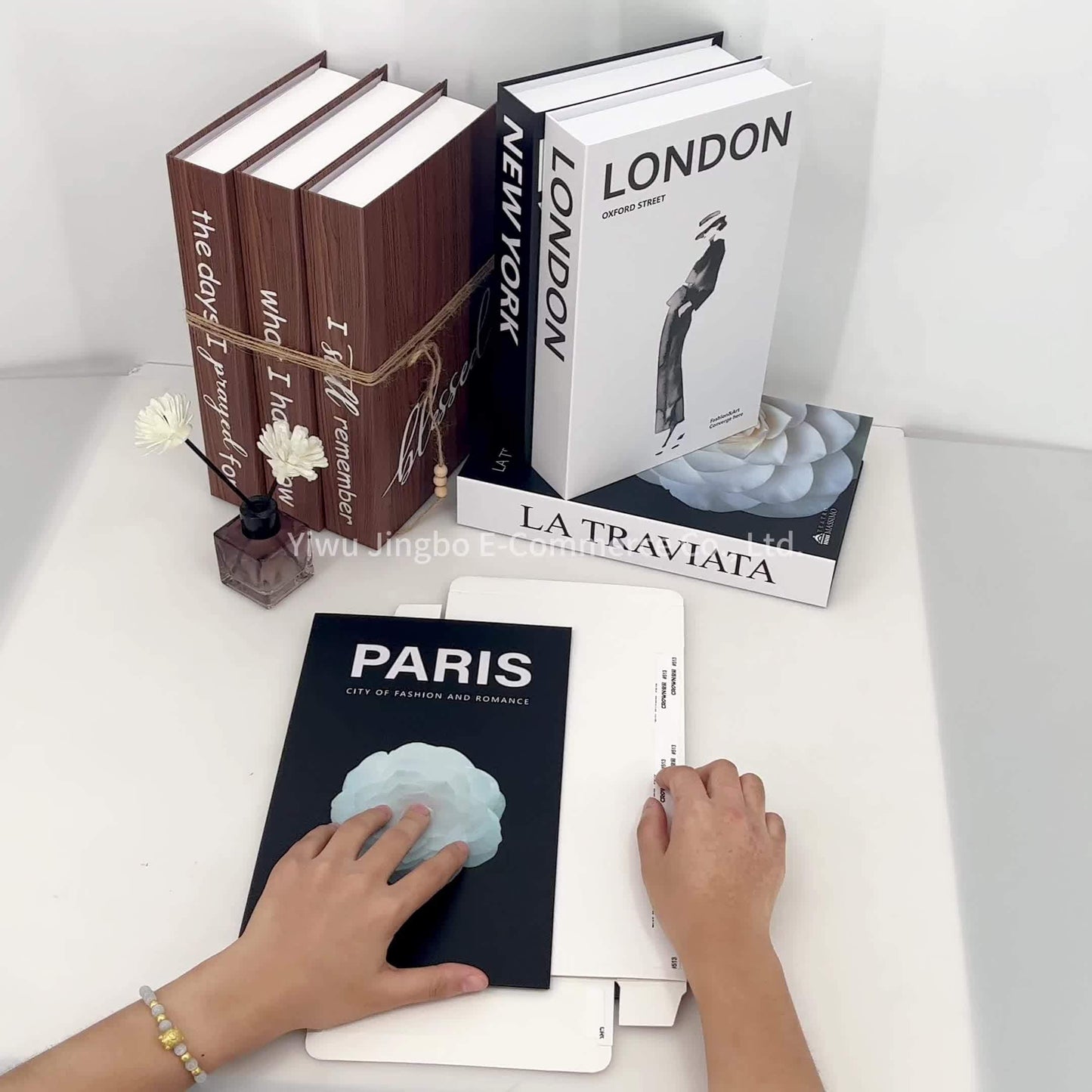 Stylish Home Decor Books Set of 3