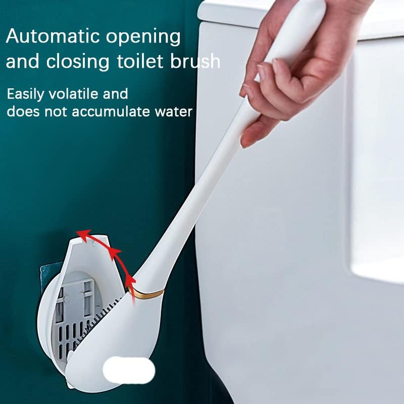 Sanitary Toilet Brush with Wall Holder