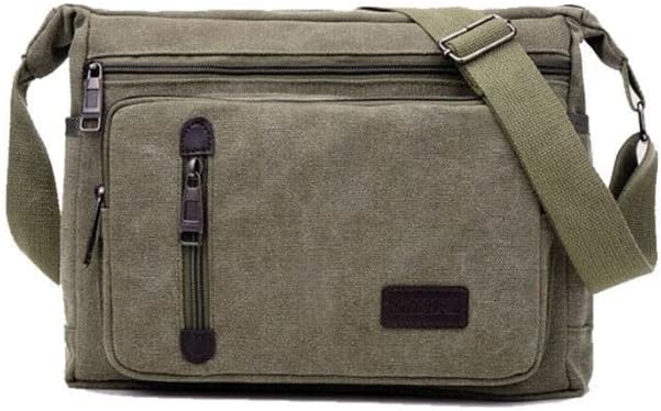 Vintage Style Canvas Crossbody Messenger Bag