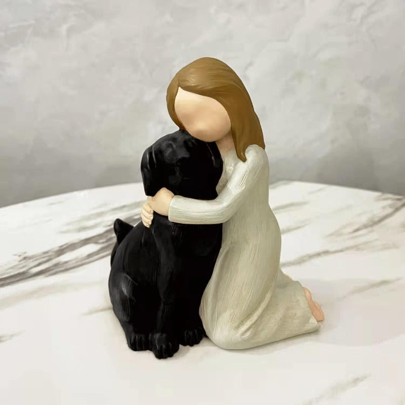 Adorable Dog Angel Decor Figurines