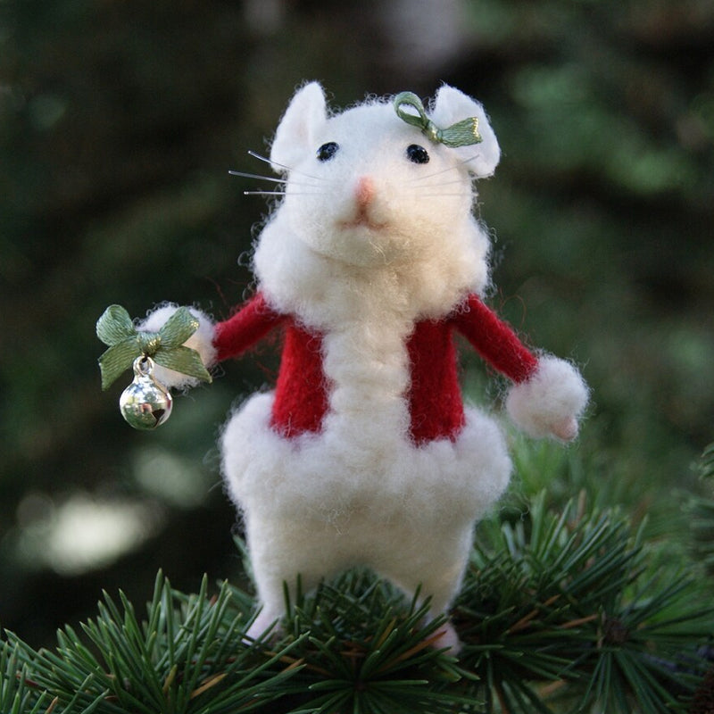 Spooky Felt Halloween Mouse Decoration