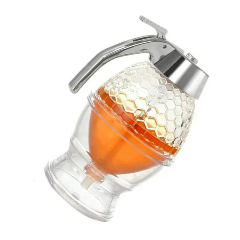 Easy Pour Honey Dispenser with No Drip Design