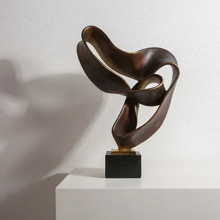 Stylish Resin Figurine - Elegant Home Office Decor