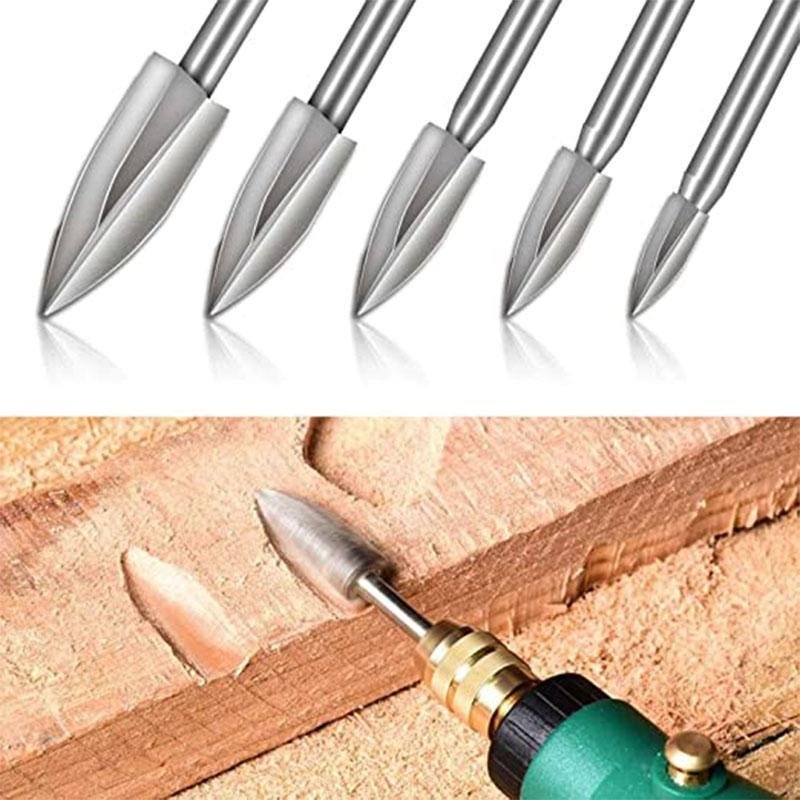 Premium Woodworking Drill Bit Set (5 Pieces)