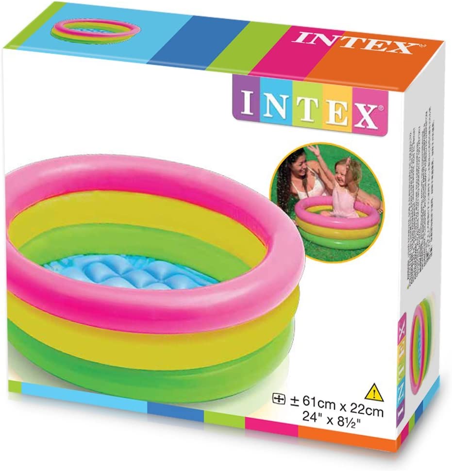 Vibrant Kids Summer Pool - Fun Rainbow Splash Pad