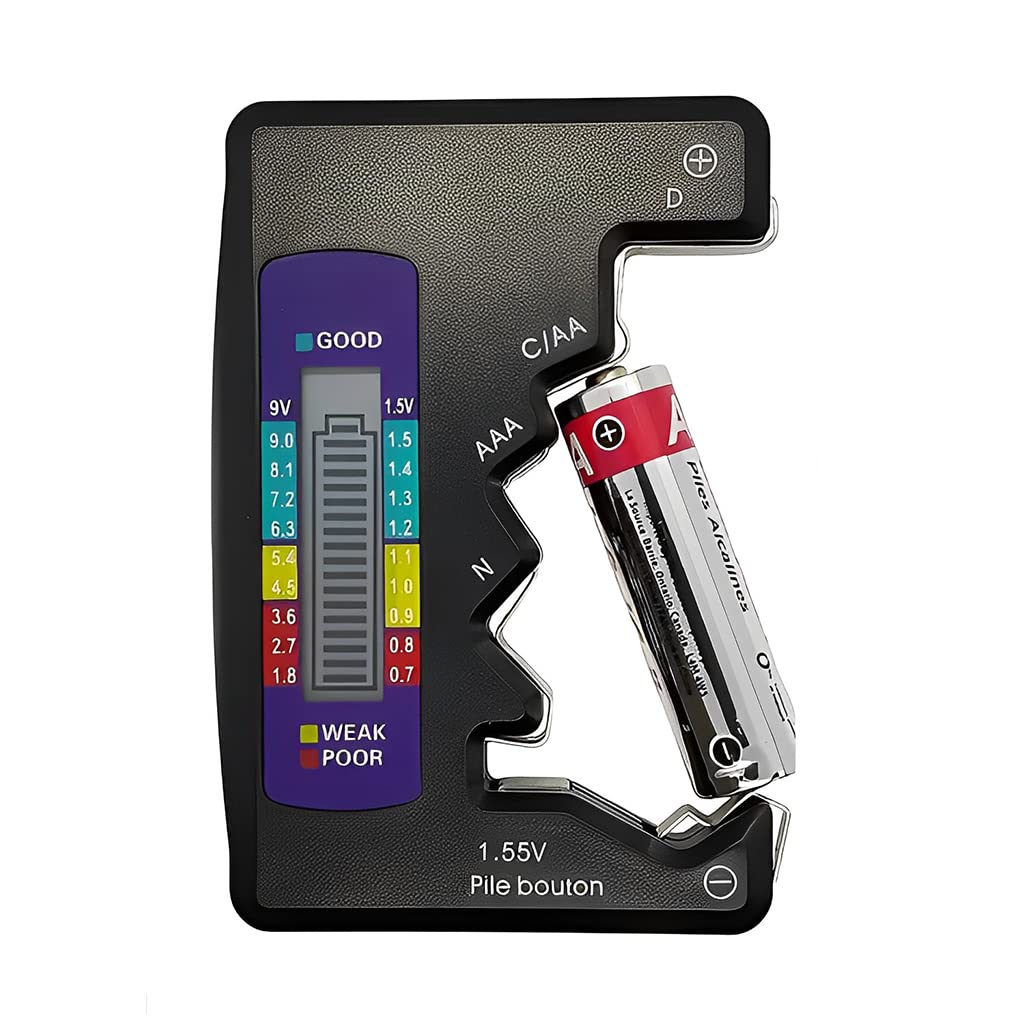 Portable Battery Tester Volt Checker Device
