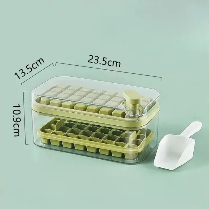 Premium 64-piece Silicone Ice Cube Tray with Lid
