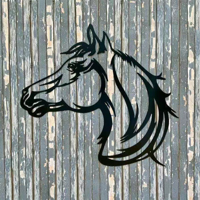 Rustic Country Metal Yard Decor