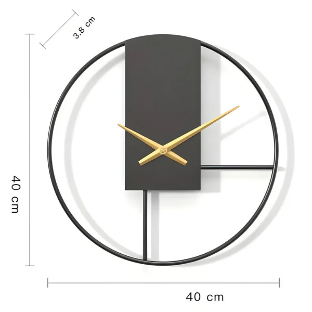 Simple Quiet Wall Clock - Elegant Big Round Clock