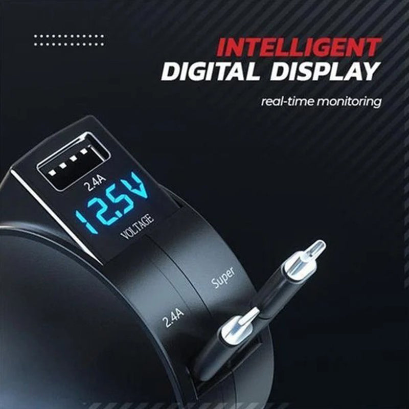 Quick 3 Port USB Car Charger