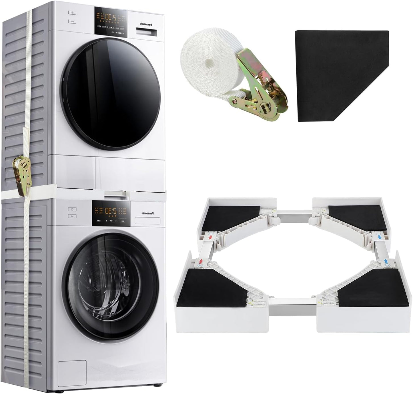 Space Saving Laundry Stacker for Washer and Dryer