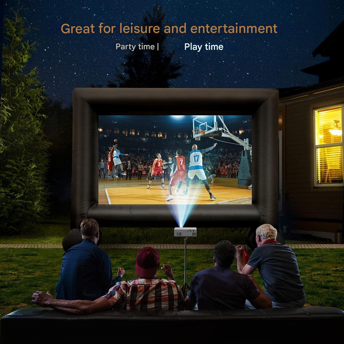Portable HD Mini Projector for Home and Outdoor Use