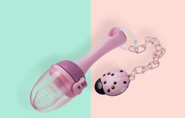 Soft Baby Teether and Feeder Set
