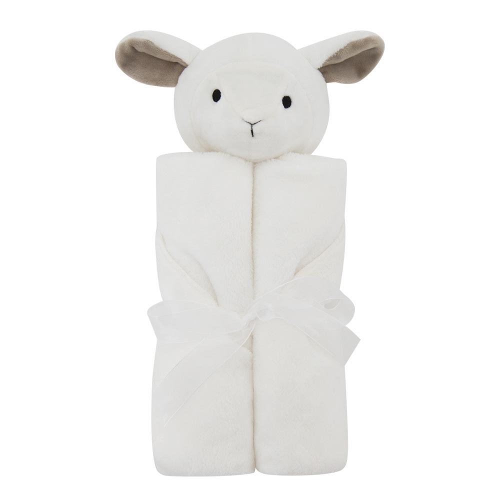 Soft Plush Baby Blanket with Cute Bunny