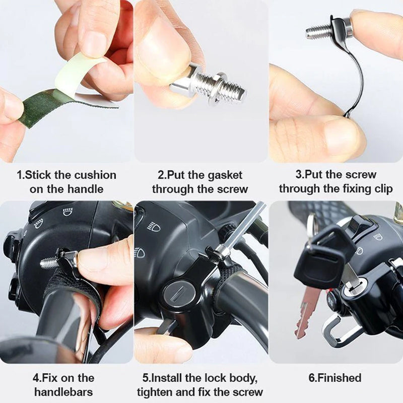 Secure Universal Bike Helmet Lock