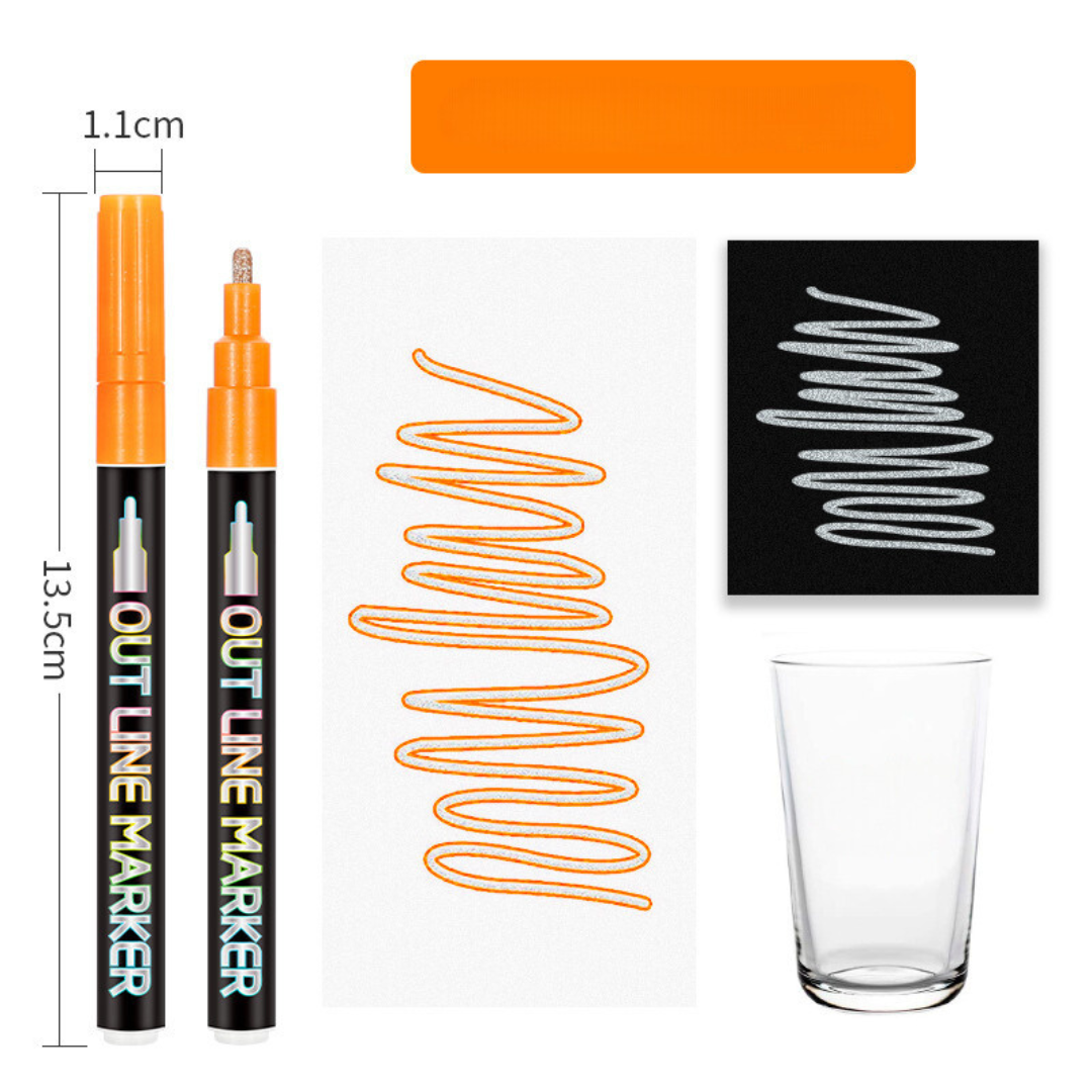 Vibrant Colorful Art Markers