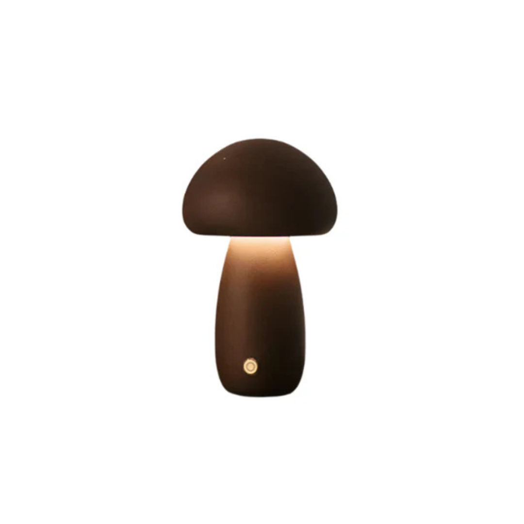 Natural Wooden Desk Light with USB Charging