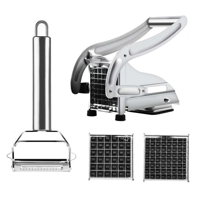 Easy Cut Stainless French Fry Slicer