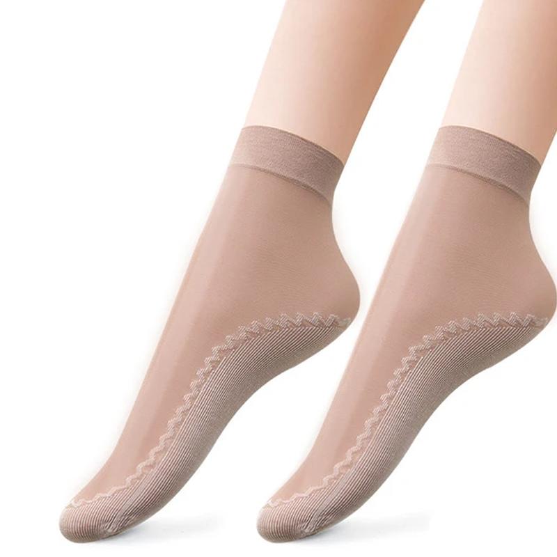 Soft Grip Cotton Socks, 5 Pack