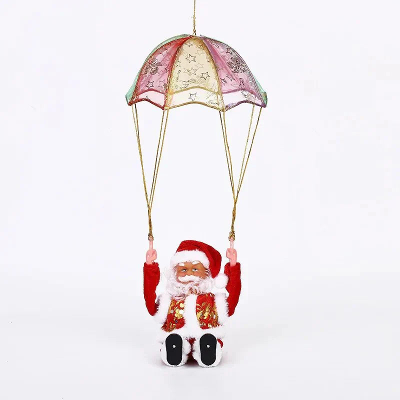 Fun Christmas Flying Santa Decoration