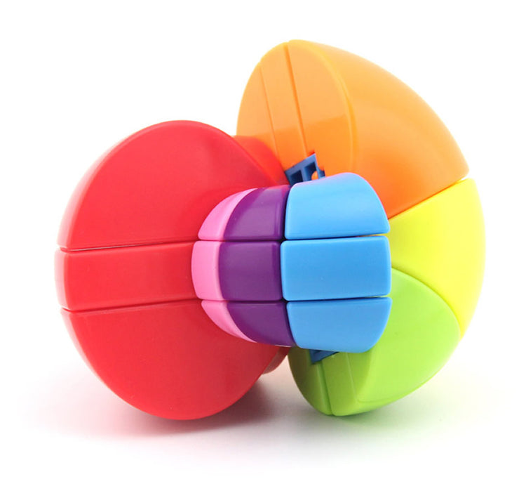 Vibrant Geometric Cube Decor