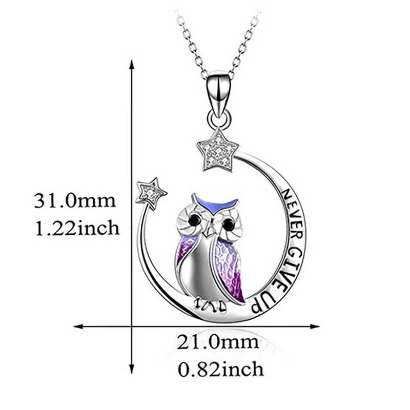 Inspirational Owl Pendant Necklace