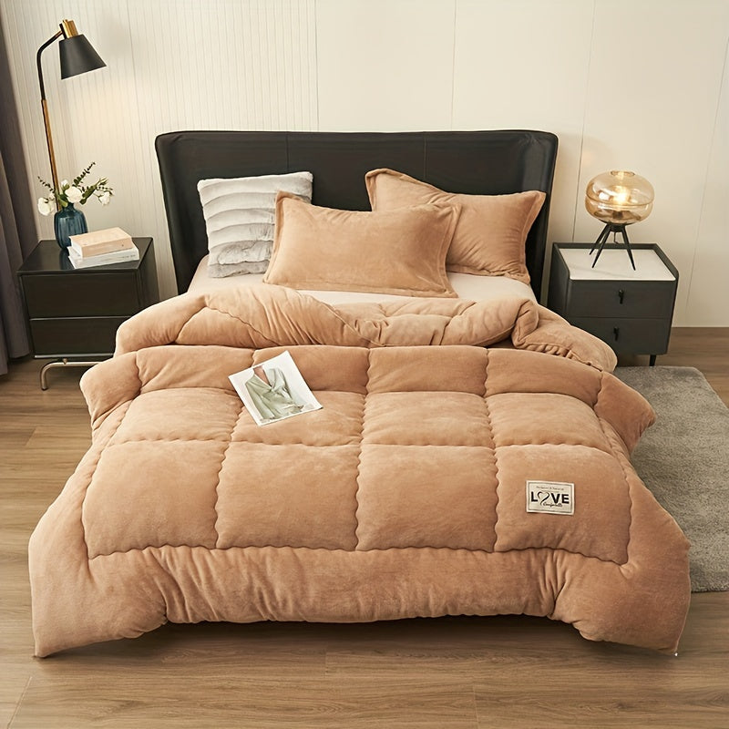 Soft Plush Fleece Winter Duvet for Cozy Sleep