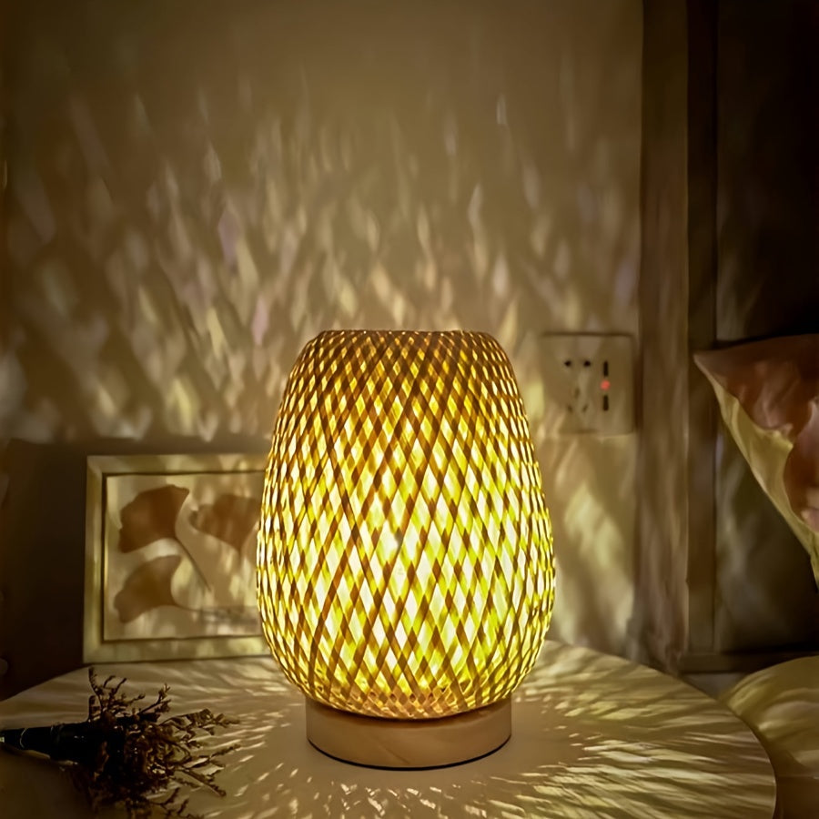 Rustic Chic Bedside Table Lamp