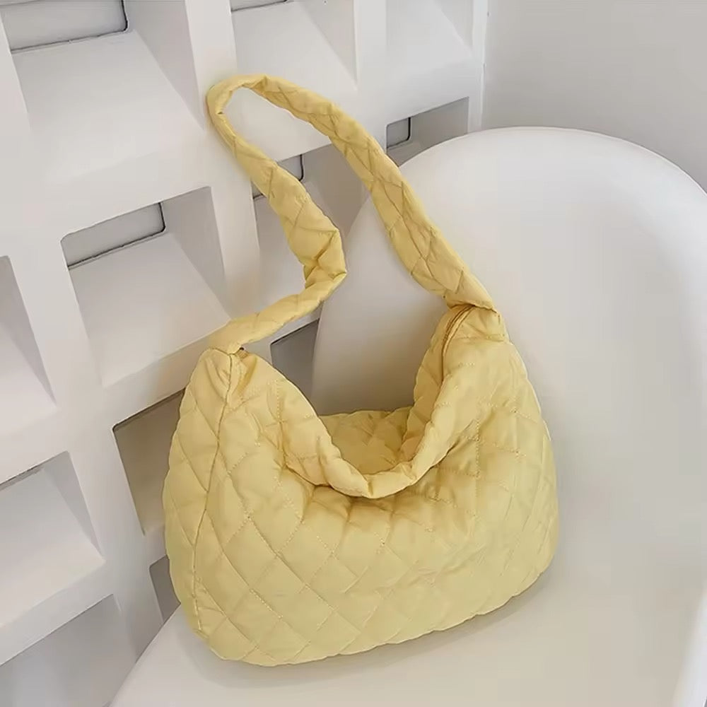 Soft Padded Large Crossbody Tote Shoulder Bag