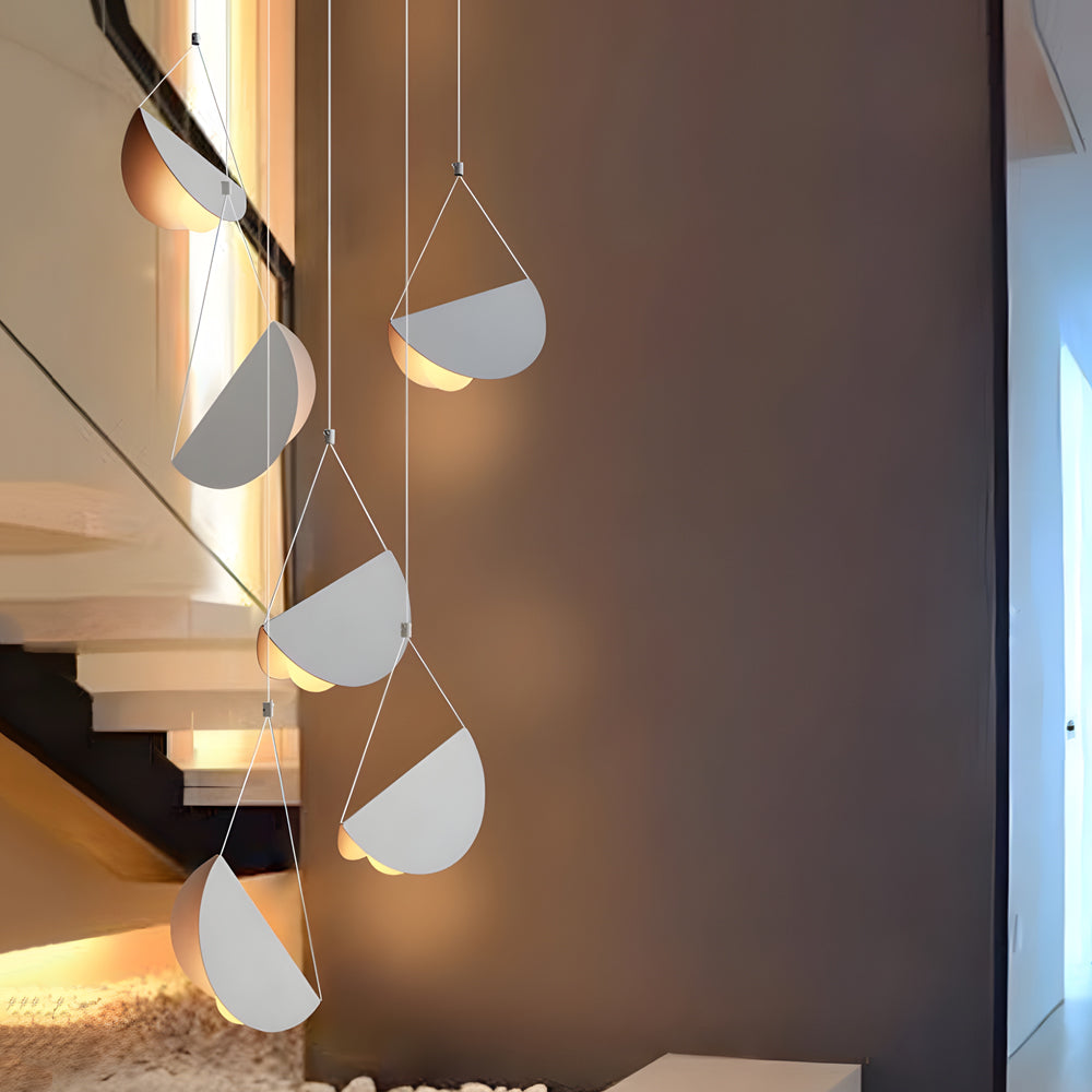 Elegant Modern White Drop Pendant Light