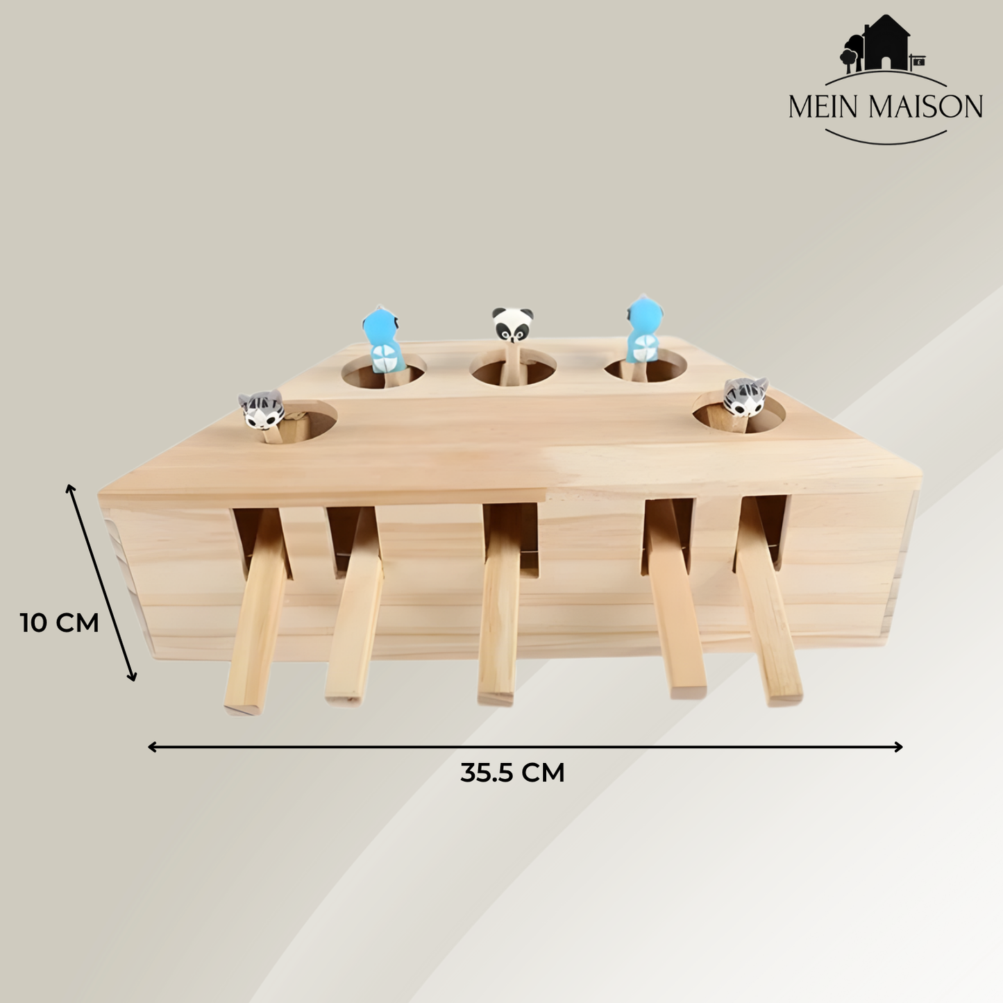 Fesara PawFun Wood Cat Toy Tower