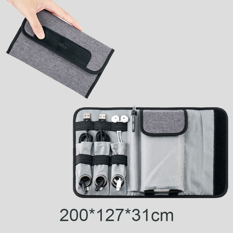 Compact Travel Cable Management Cases