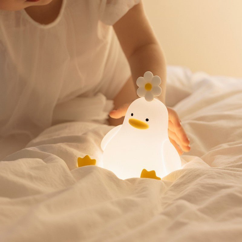 Gentle Sleep Night Lamp with Soft Silicone Glow