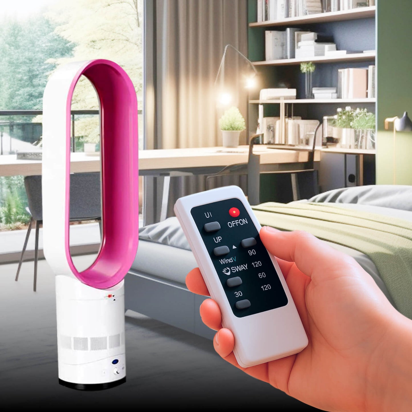 Quiet and Sleek Bladeless Home Fan